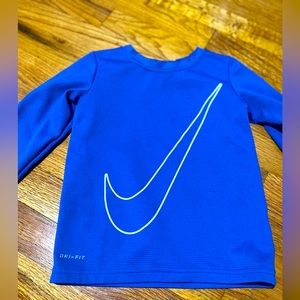 Toddler Nike Dri fit long sleeve tee